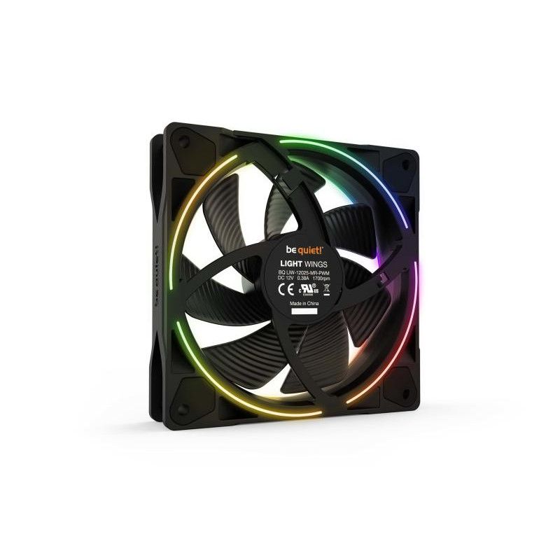 BE QUIET! LIGHT WINGS 120mm PWM · Ventilateur Boitier · Informat Systems Strasbourg (image 4)