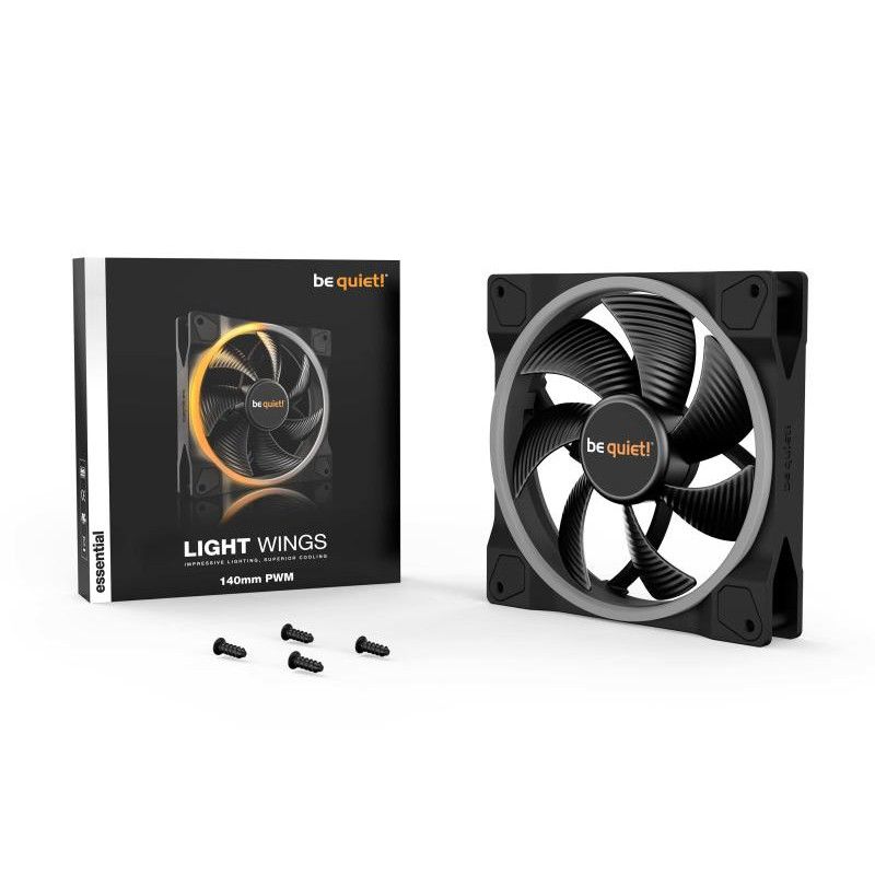 BE QUIET! LIGHT WINGS 140mm PWM · Ventilateur Boitier · Informat Systems Strasbourg (image 5)