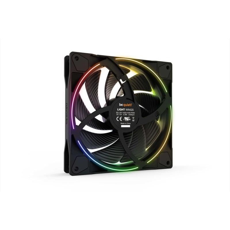 BE QUIET! LIGHT WINGS 140mm PWM high-speed · Ventilateur Boitier · Informat Systems Strasbourg (image 4)