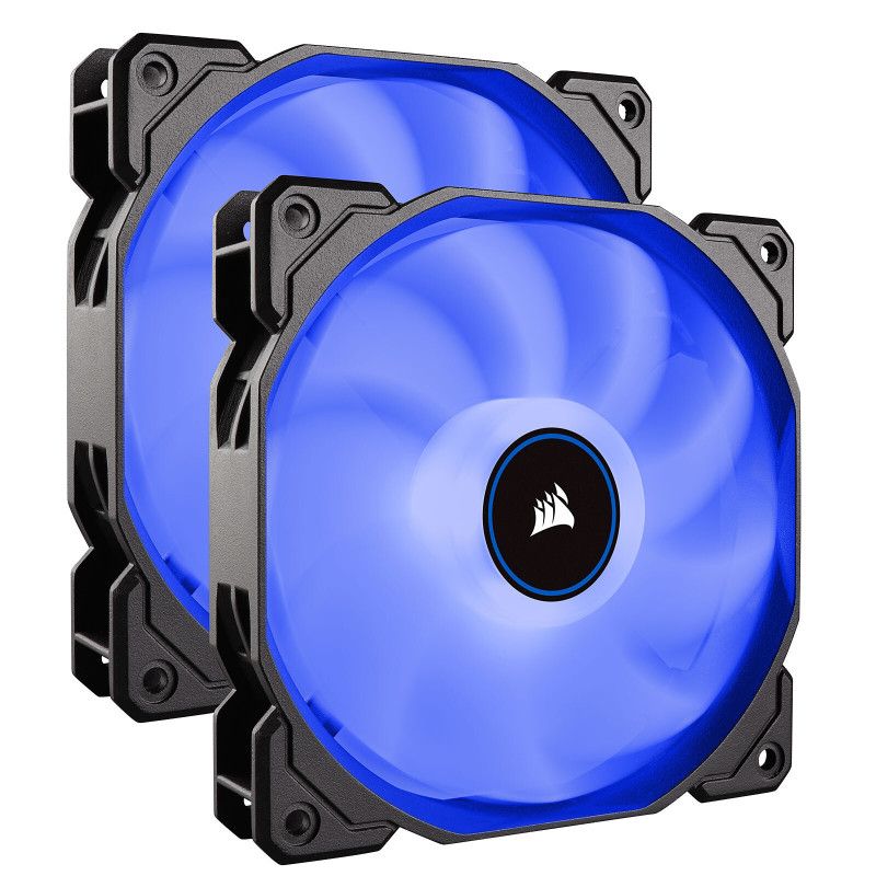 CORSAIR LED Fan AF140-LED Bleu Pack de 2 abîmé · Ventilateur Boîtier · Informat Systems Strasbourg