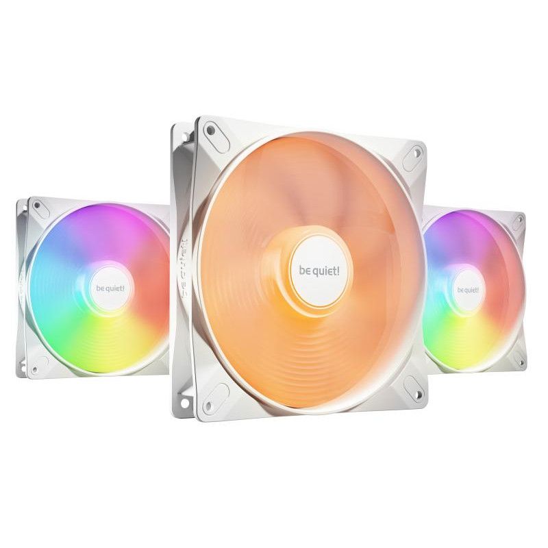 be quiet! Light Wings LX 140 mm PWM | Ventilateur PC ARGB White high-speed, Pack de 3 · Ventilateur Boitier · Informat Sys...