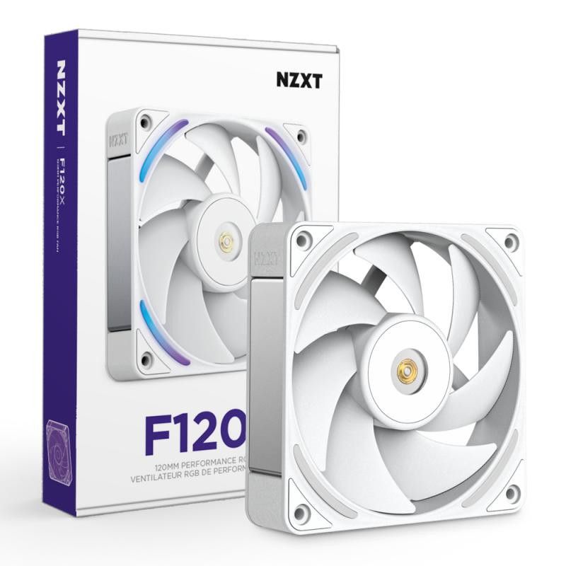 NZXT F120X Boitier PC Ventilateur 12 cm Blanc 1 pièce(s) · Ventilateur Boitier · Informat Systems Strasbourg (image 2)