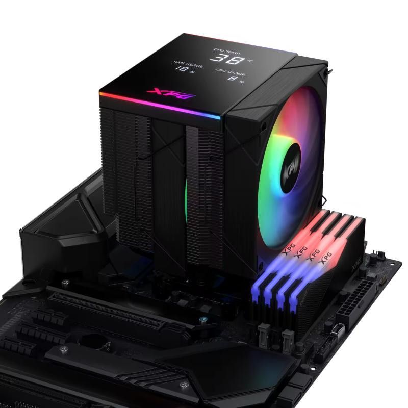 ADATA XPG MAESTRO PLUS 62DA Processeur Refroidisseur d'air 12 cm Noir · Ventilateur Boitier · Informat Systems Strasbourg (image 3)