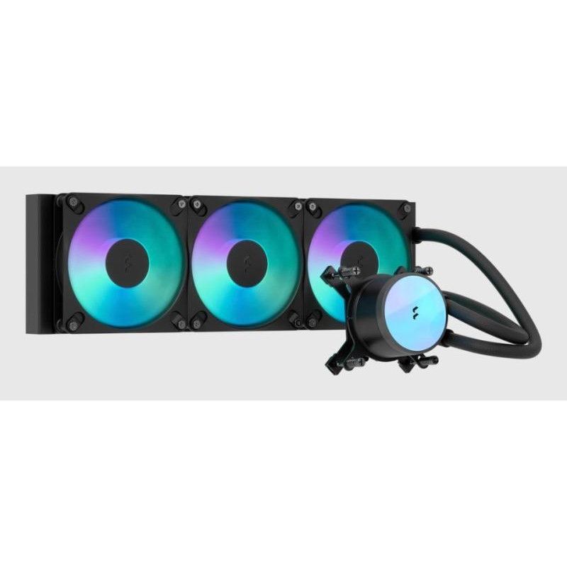 Fractal Design Radius 360 RGB Black Processeur Refroidisseur de liquide tout-en-un 12 cm Noir 1 pièce(s) · Ventilateur Boi...