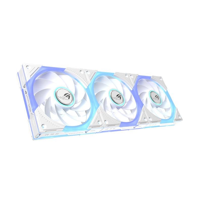 ASUS ROG Eurux GR120 ARGB Reverse Fan White Edition - Triple Pack Boitier PC Ventilateur 12 cm Blanc 3 pièce(s) · Ventilat...