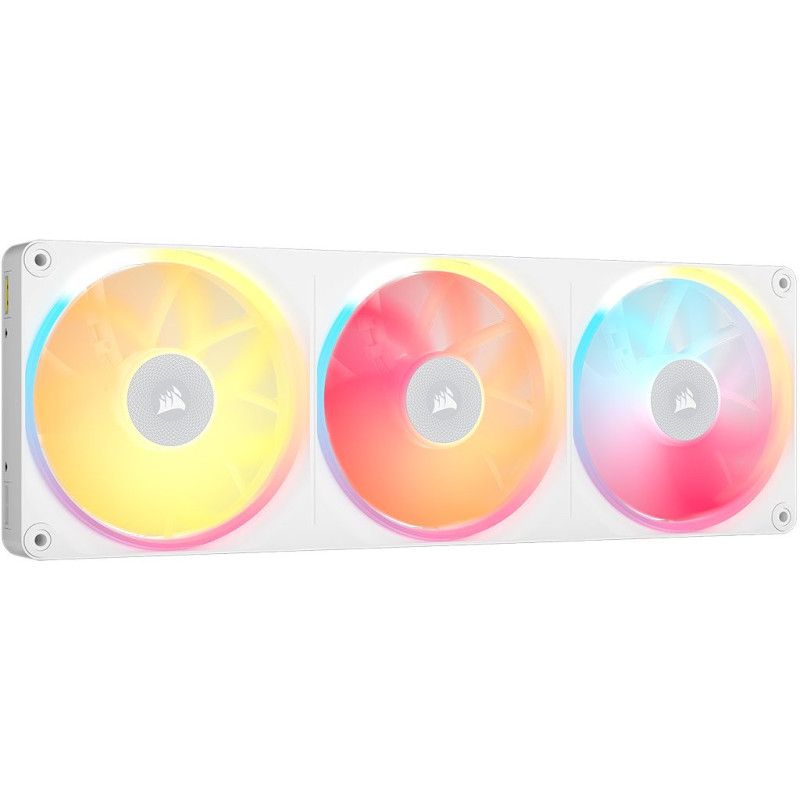CORSAIR iCUE LINK LX360 RGB White, 360mm RGB Fan Triple Fan · Ventilateur Boitier · Informat Systems Strasbourg
