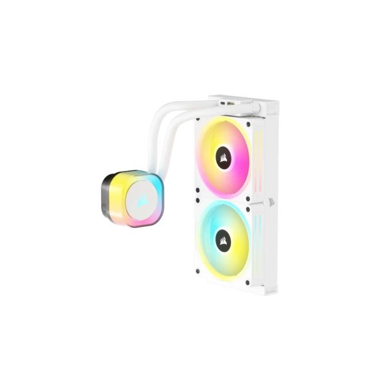 Corsair H100I Processeur Refroidisseur hybride 12 cm Blanc · Refroidissement PC · Informat Systems Strasbourg (image 4)