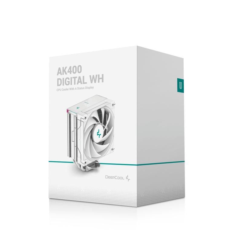 DeepCool AK400 Digital WH Processeur Refroidisseur d'air 12 cm Blanc 1 pièce(s) · Refroidissement PC · Informat Systems St... (image 10)