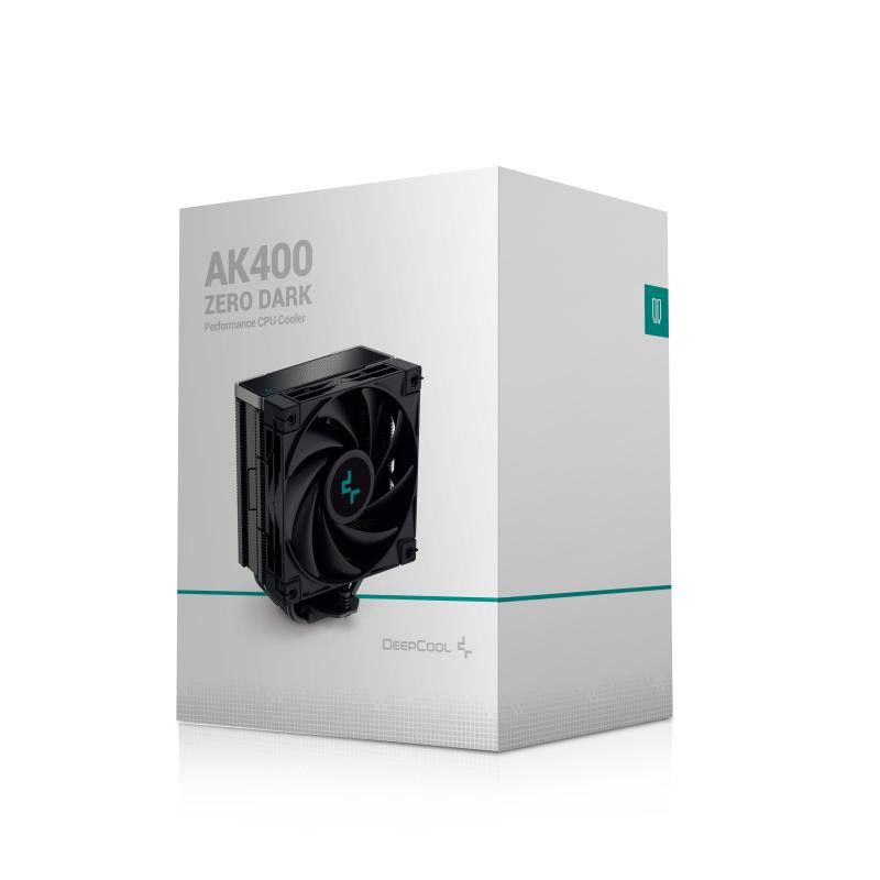 DeepCool AK400 ZERO DARK Processeur Refroidisseur d'air 12 cm Noir 1 pièce(s) · Refroidissement PC · Informat Systems Stra... (image 10)
