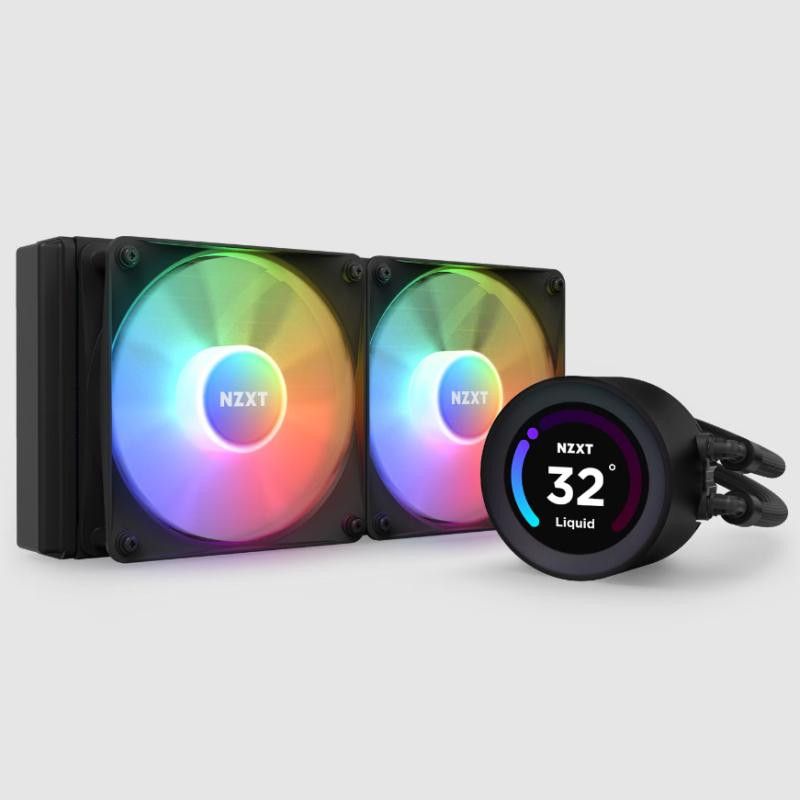NZXT Kraken Elite 240 RGB Processeur Refroidisseur de liquide tout-en-un 12 cm Noir 1 pièce(s) · Watercooling · Informat S...