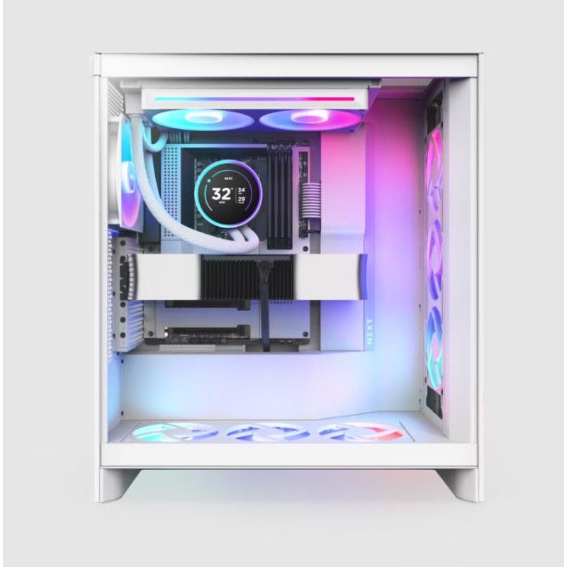 NZXT Kraken Elite 280 RGB Processeur Refroidisseur de liquide tout-en-un 14 cm Blanc 1 pièce(s) · Watercooling · Informat ... (image 5)