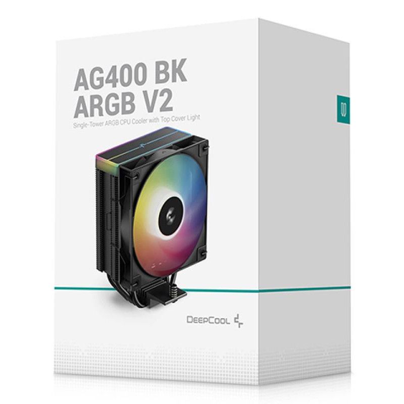 DeepCool AG400 BK ARGB V2 Carte SIM Ventilateur 12 cm Noir 1 pièce(s) · Aircooling · Informat Systems Strasbourg (image 6)