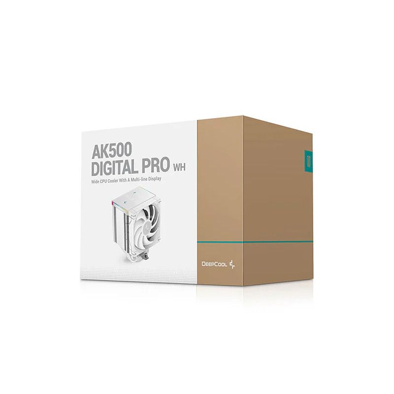 DeepCool AK500 Digital Pro WH Processeur Refroidisseur d'air 12 cm Blanc · Aircooling · Informat Systems Strasbourg