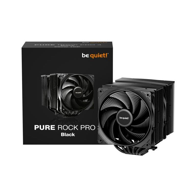 be quiet! PURE ROCK PRO 3 Black| Ventirad double tour, socket Intel et AMD, finition noire · Aircooling · Informat Systems... (image 5)