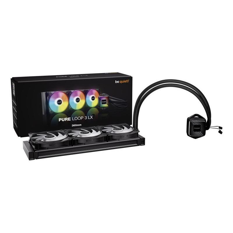 be quiet! PURE LOOP 3 LX Processeur Refroidisseur de liquide tout-en-un 12 cm Noir 1 pièce(s) · Watercooling · Informat Sy... (image 2)