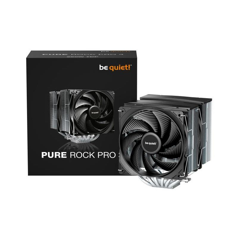be quiet! PURE ROCK PRO 3| Ventirad double tour, socket Intel et AMD · Aircooling · Informat Systems Strasbourg (image 5)