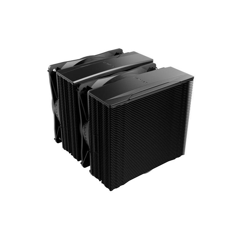 be quiet! PURE ROCK PRO 3 Black| Ventirad double tour, socket Intel et AMD, finition noire, ARGB · Aircooling · Informat S... (image 2)