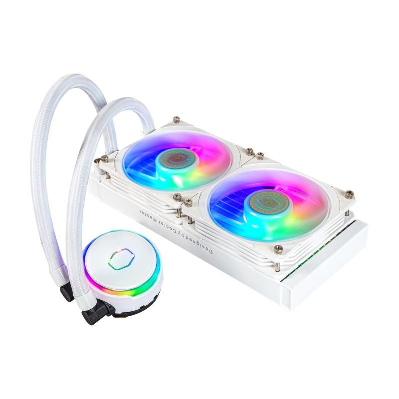 Cooler Master MasterLiquid PL240 Flux White Edition Boitier PC Kit de refroidissement du liquide 12 cm Blanc · Watercoolin... (image 3)