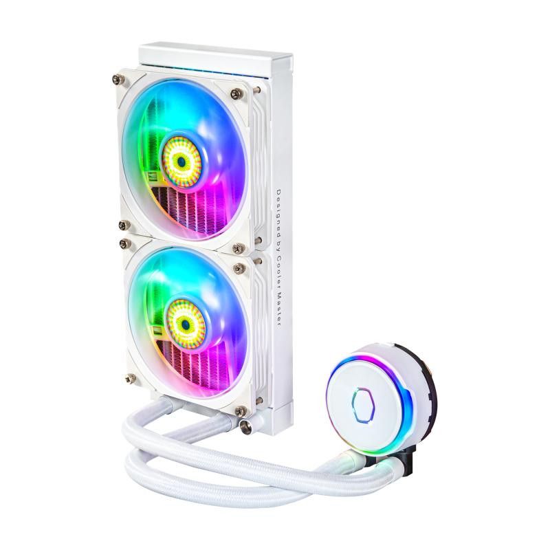 Cooler Master MasterLiquid PL240 Flux White Edition Boitier PC Kit de refroidissement du liquide 12 cm Blanc · Watercoolin... (image 4)