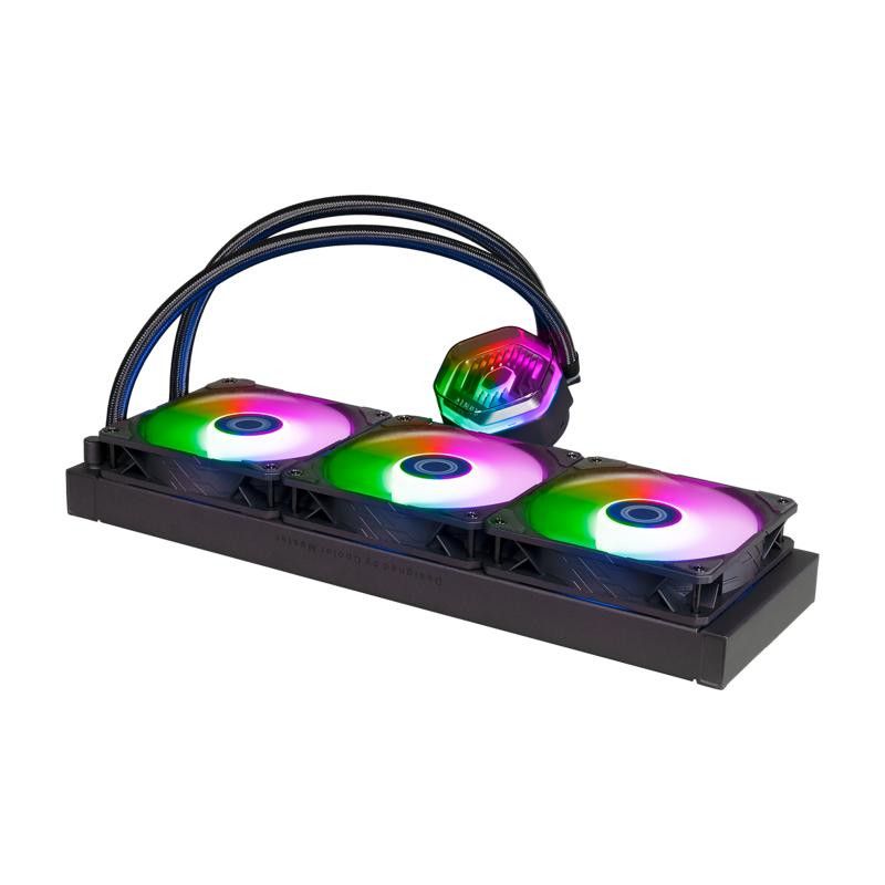 Cooler Master MasterLiquid 360 ATMOS Processeur Kit de refroidissement du liquide 12 cm Noir · Watercooling · Informat Sys... (image 4)
