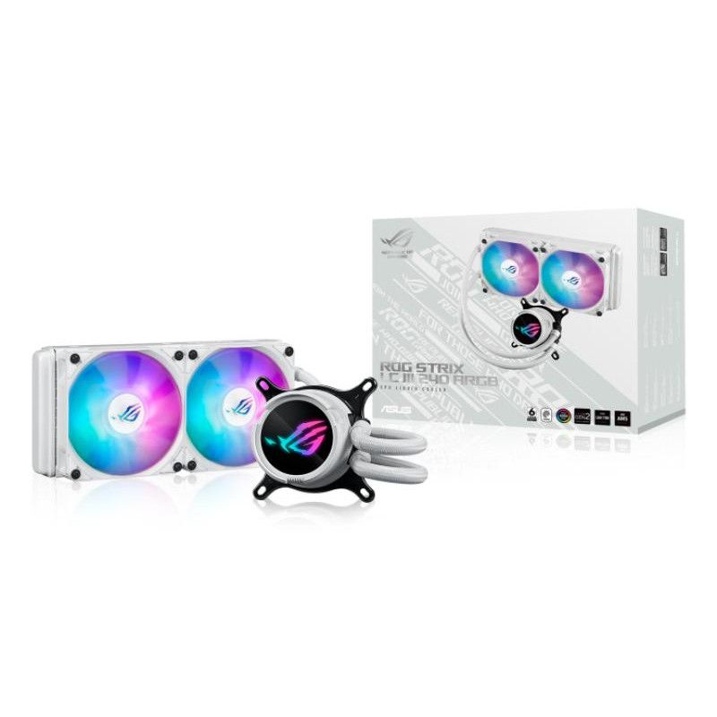 ASUS ROG Strix LC III 240 ARGB White Edition Processeur Kit de refroidissement du liquide 12 cm Blanc · Watercooling · Inf... (image 7)