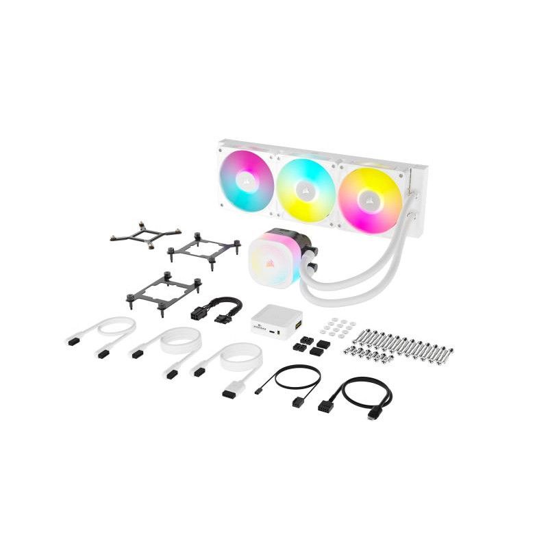 Corsair iCUE LINK TITAN RX RGB Processeur Refroidisseur de liquide tout-en-un 12 cm Blanc 1 pièce(s) · Watercooling · Info... (image 4)