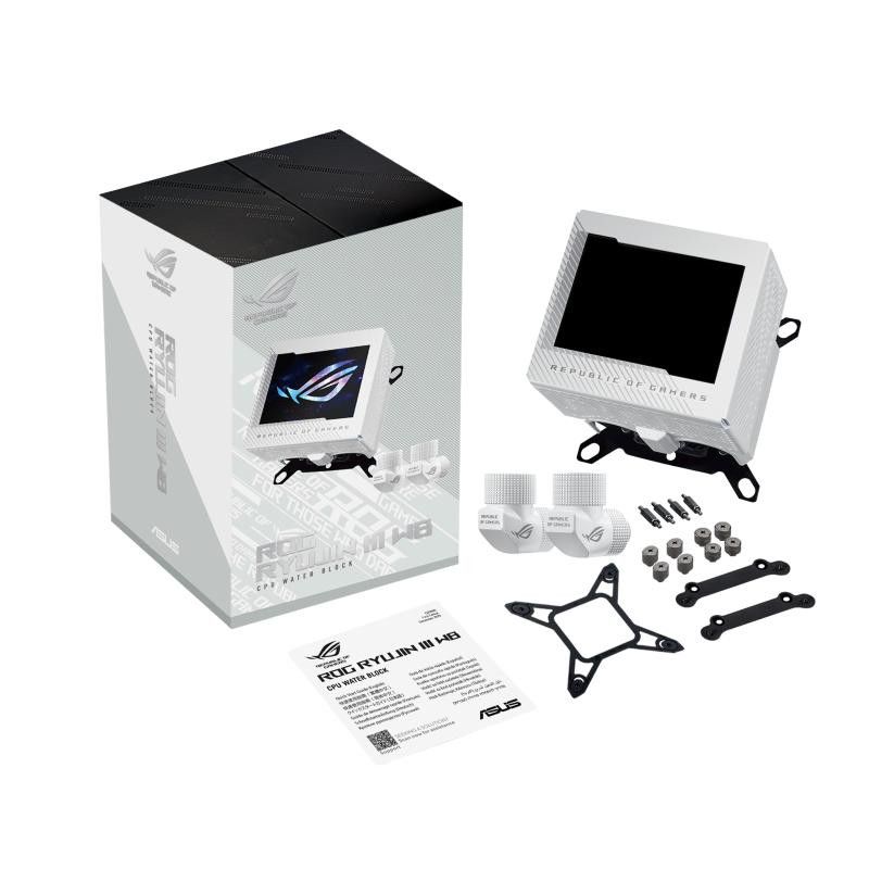 ASUS ROG RYUJIN III WB White Edition Bloc d'eau · Watercooling · Informat Systems Strasbourg (image 6)