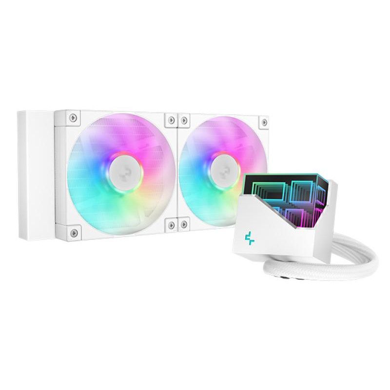 DeepCool LT240 Processeur Refroidisseur de liquide tout-en-un 12 cm Blanc 1 pièce(s) · Watercooling · Informat Systems Str...