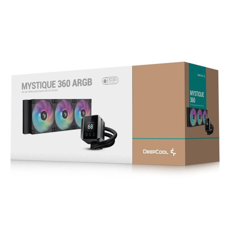 DeepCool MYSTIQUE 360 ARGB Processeur Refroidisseur de liquide tout-en-un 12 cm Noir 1 pièce(s) · Watercooling · Informat ... (image 6)