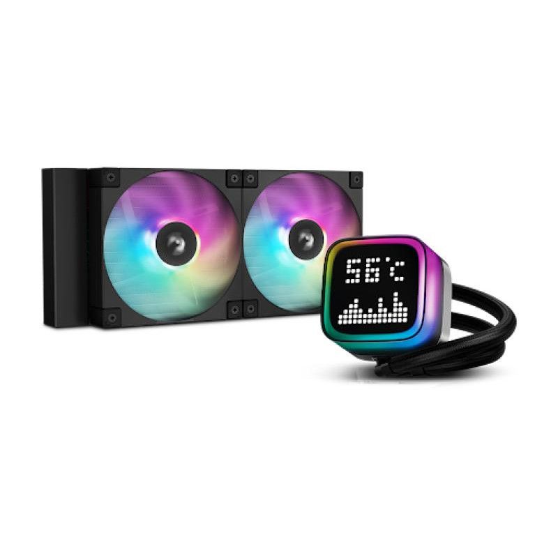 DeepCool R-LP240-BKMSNC-G-1 système de refroidissement d?ordinateur Boitier PC, Processeur Refroidisseur de liquide tout-e...