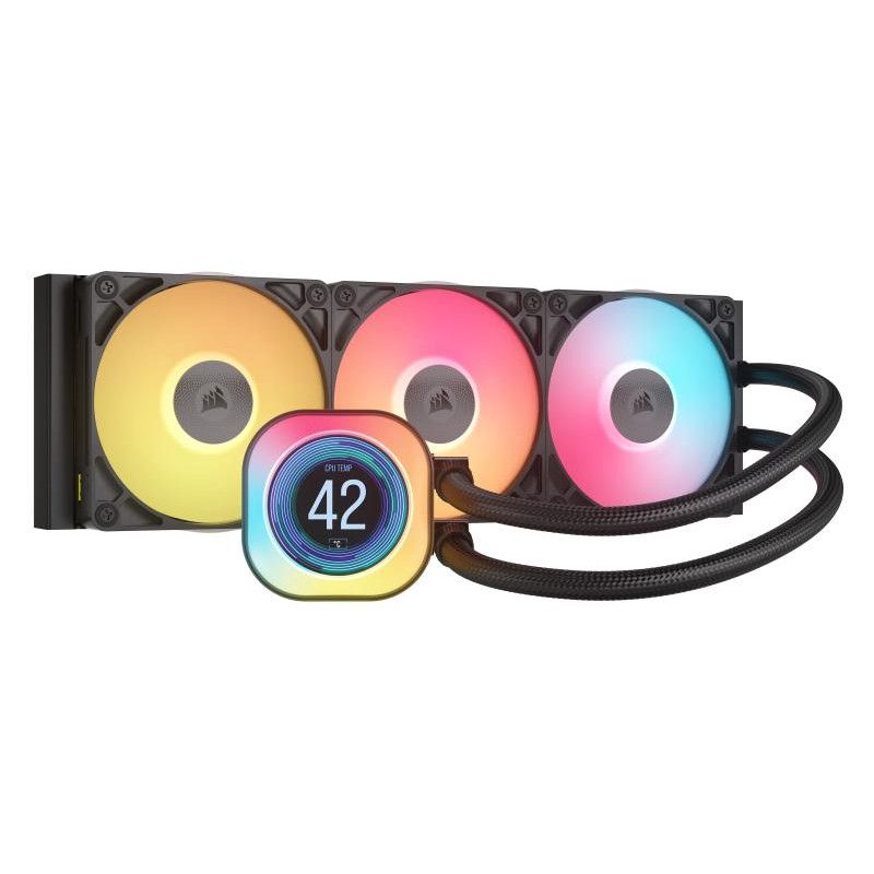 Corsair iCUE LINK TITAN 360 RX LCD Processeur Refroidisseur d'air 12 cm Noir 1 pièce(s) · Watercooling · Informat Systems ...