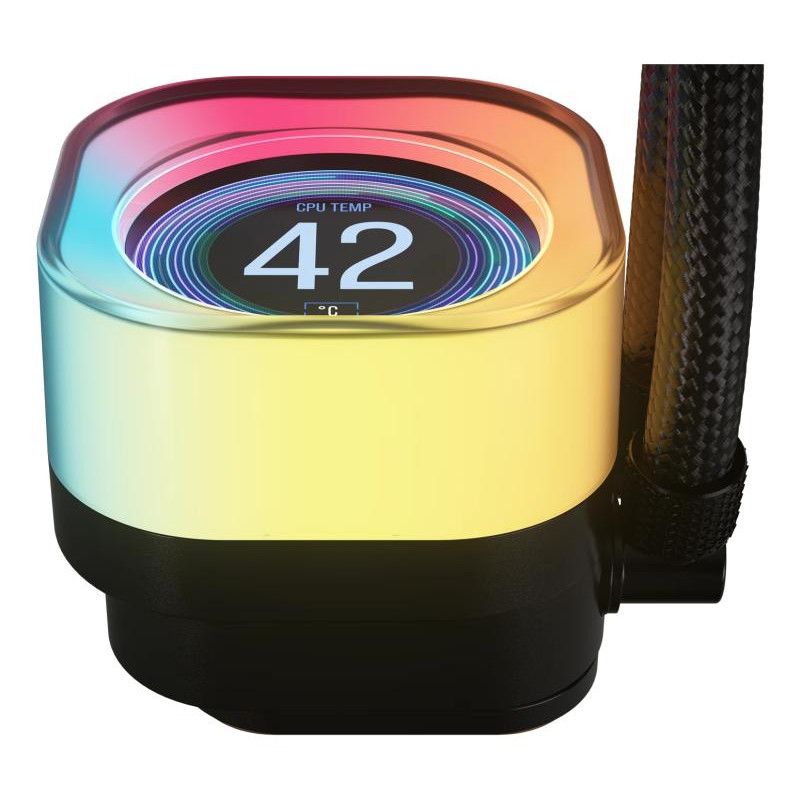 Corsair iCUE LINK TITAN 360 RX LCD Processeur Refroidisseur d'air 12 cm Noir 1 pièce(s) · Watercooling · Informat Systems ... (image 3)