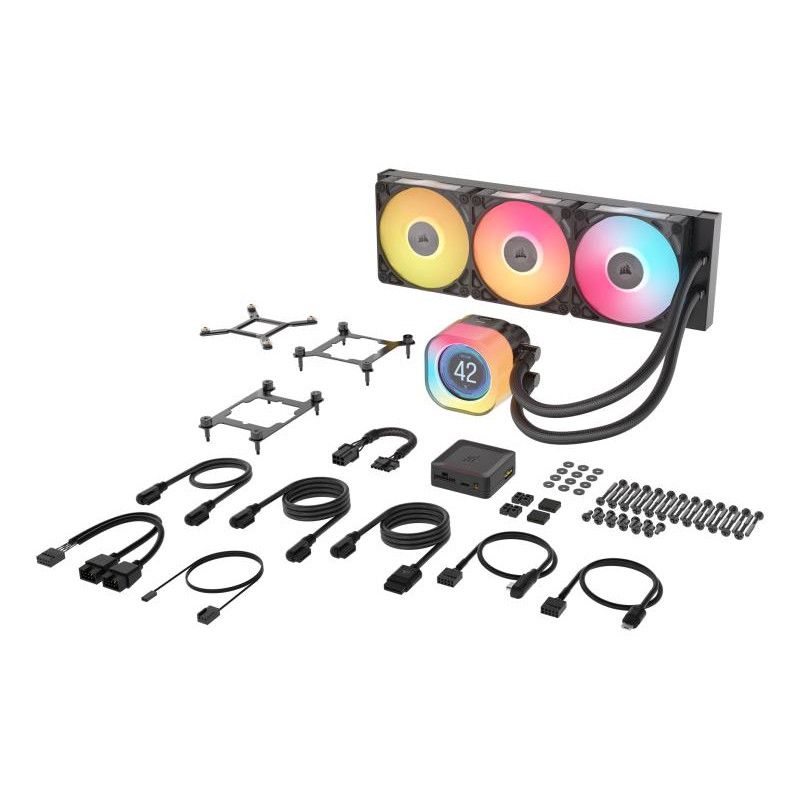 Corsair iCUE LINK TITAN 360 RX LCD Processeur Refroidisseur d'air 12 cm Noir 1 pièce(s) · Watercooling · Informat Systems ... (image 4)
