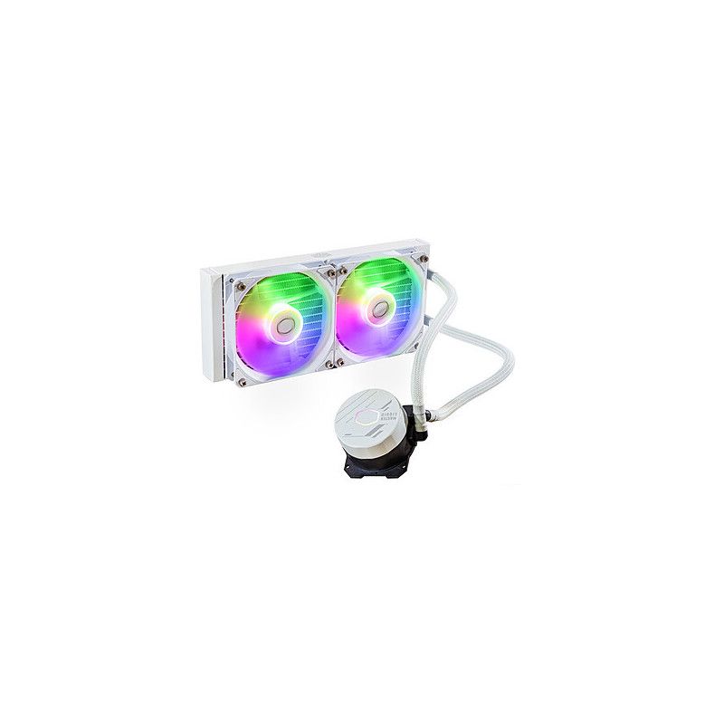 Cooler Master MasterLiquid 240 Core II White Processeur Kit de refroidissement du liquide 12 cm Blanc · Watercooling · Inf... (image 4)