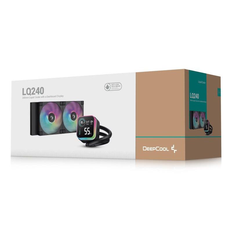 DeepCool LQ240 Processeur Kit de refroidissement du liquide 12 cm Noir 1 pièce(s) · Watercooling · Informat Systems Strasb... (image 6)