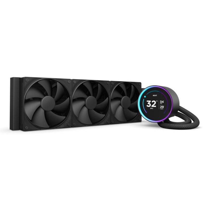 NZXT Kraken Elite 360 Processeur Refroidisseur de liquide tout-en-un 12 cm Noir 1 pièce(s) · Watercooling · Informat Syste...