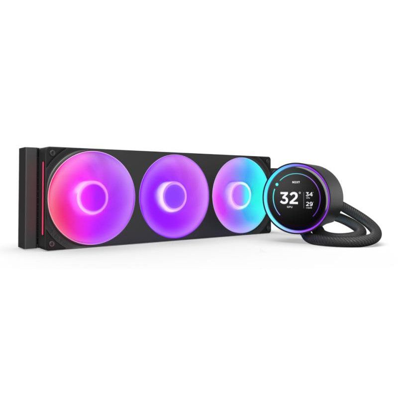 NZXT Kraken Elite 360 RGB Processeur Refroidisseur de liquide tout-en-un 12 cm Noir 1 pièce(s) · Watercooling · Informat S...
