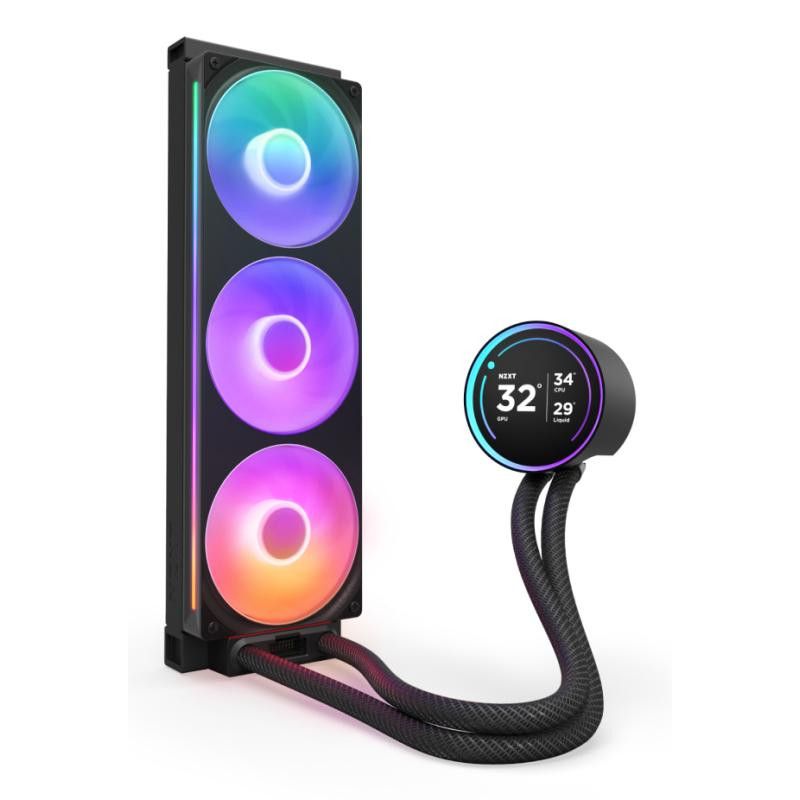NZXT Kraken Elite 360 RGB Processeur Refroidisseur de liquide tout-en-un 12 cm Noir 1 pièce(s) · Watercooling · Informat S... (image 2)