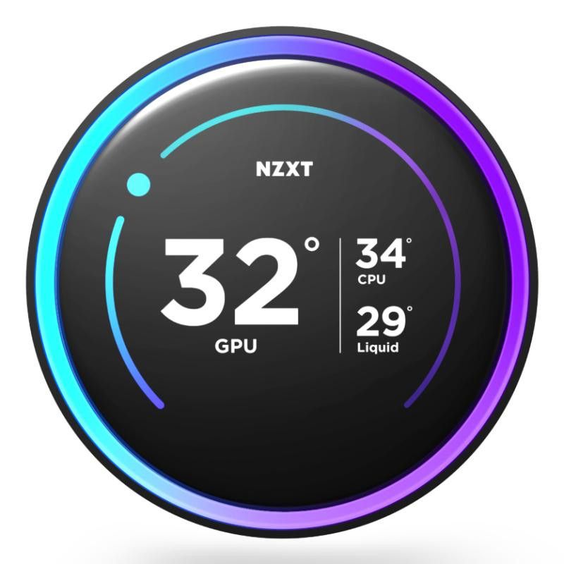 NZXT Kraken Elite 360 RGB Processeur Refroidisseur de liquide tout-en-un 12 cm Noir 1 pièce(s) · Watercooling · Informat S... (image 3)