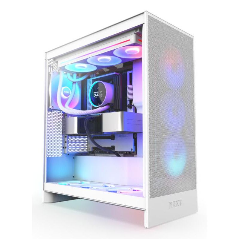 NZXT Kraken Elite 360 RGB Processeur Refroidisseur de liquide tout-en-un 12 cm Blanc 1 pièce(s) · Watercooling · Informat ... (image 6)