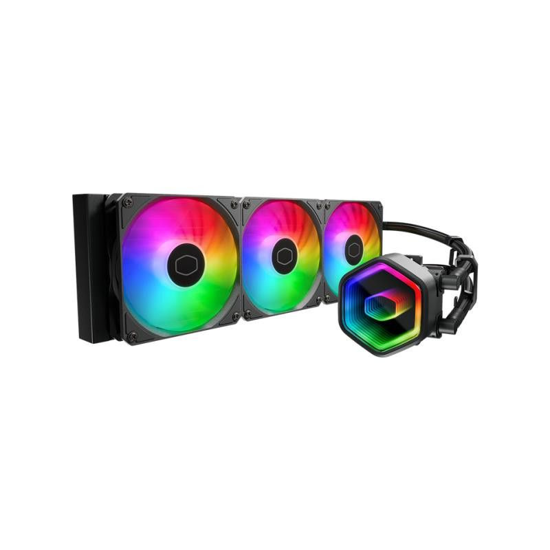 Cooler Master MasterLiquid 360 Core II Processeur Kit de refroidissement du liquide 12 cm Noir 1 pièce(s) · Watercooling ·... (image 2)