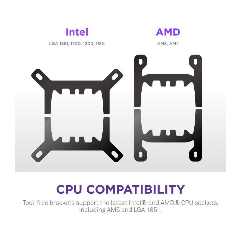 NZXT Kraken Plus 240 Processeur Refroidisseur de liquide tout-en-un 12 cm Noir · Watercooling · Informat Systems Strasbourg (image 8)