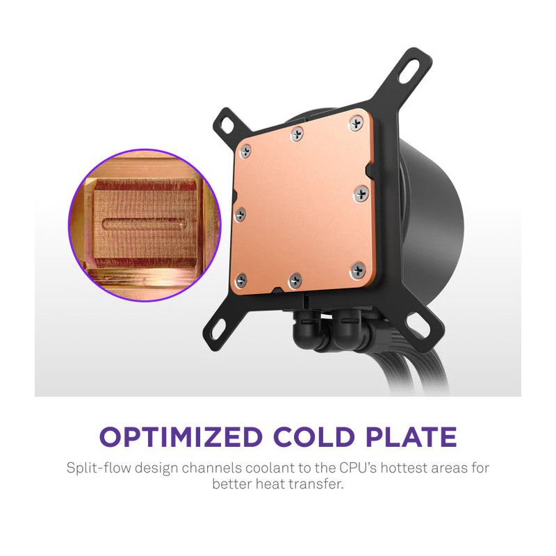 NZXT Kraken Plus RGB 240 Processeur Refroidisseur de liquide tout-en-un 12 cm Noir · Watercooling · Informat Systems Stras... (image 9)