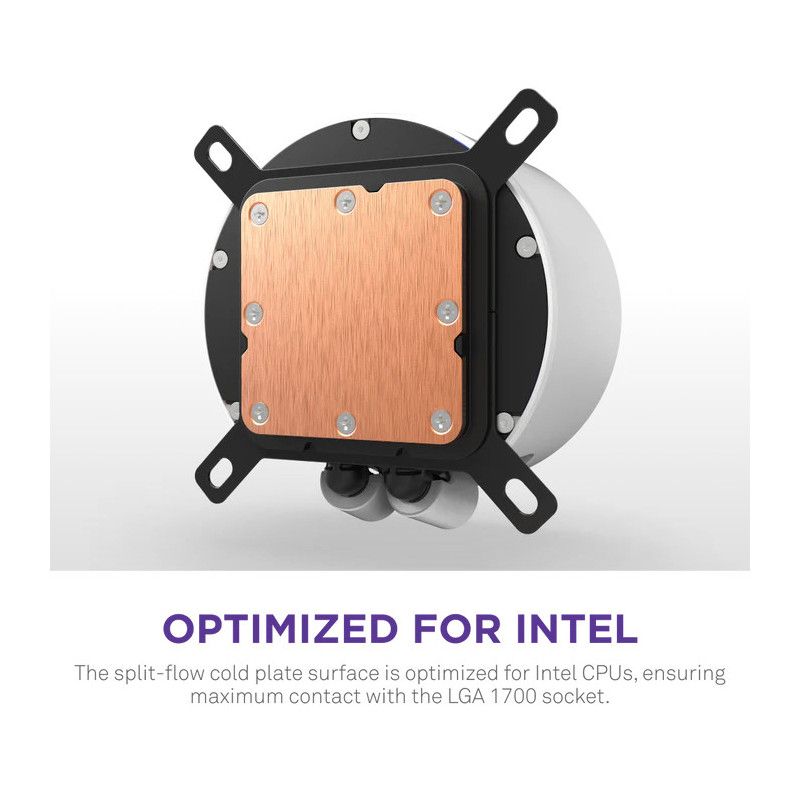 NZXT Kraken Elite 420 RGB Processeur Refroidisseur de liquide tout-en-un 14 cm Blanc 1 pièce(s) · Watercooling · Informat ... (image 10)