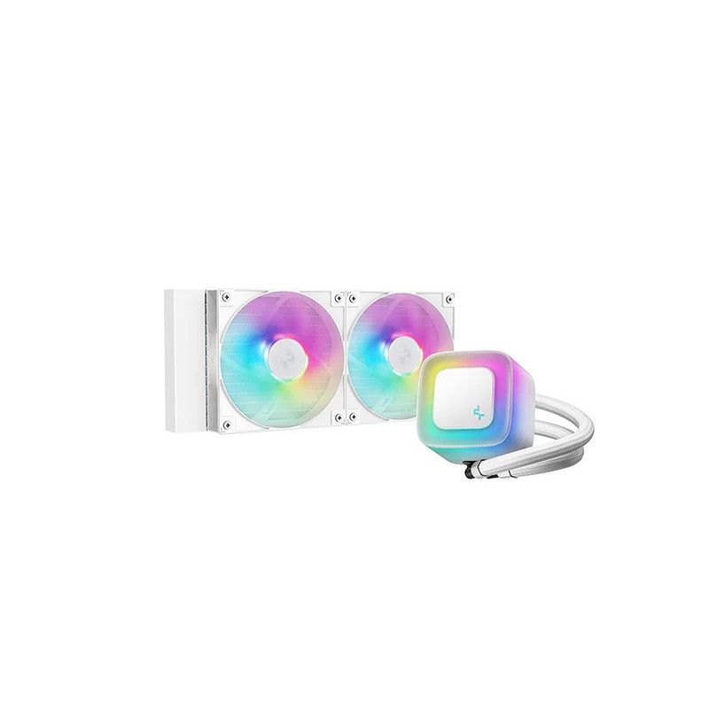 DeepCool LE240 V2 Processeur Refroidisseur de liquide tout-en-un 12 cm Blanc · Watercooling · Informat Systems Strasbourg