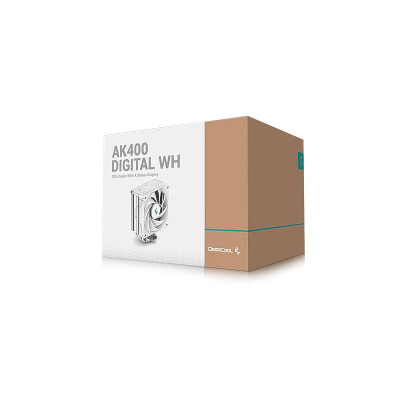 DeepCool AK400 Digital SE WH Processeur Refroidisseur d'air 12 cm Blanc 1 pièce(s) · Aircooling · Informat Systems Strasbourg (image 6)