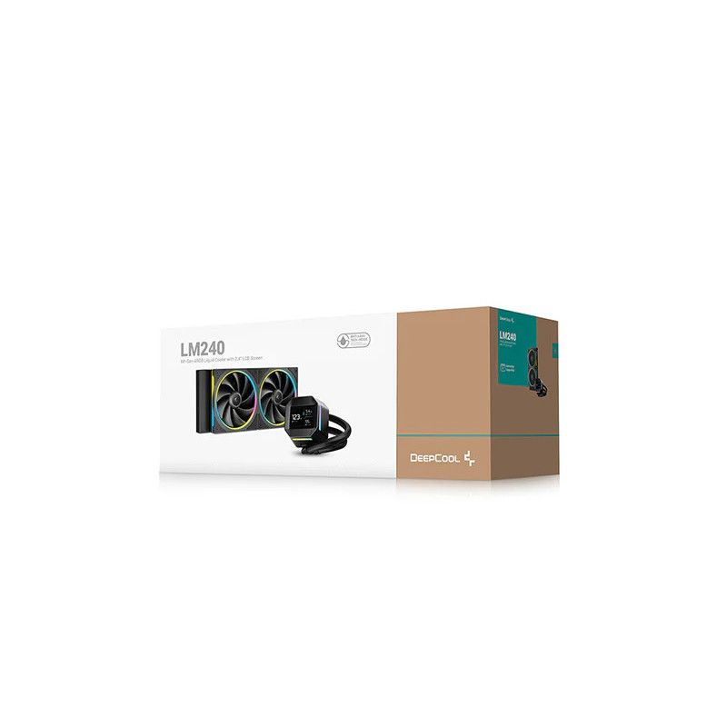 DeepCool LM240 Processeur Kit de refroidissement du liquide 12 cm Noir 1 pièce(s) · Watercooling · Informat Systems Strasb...