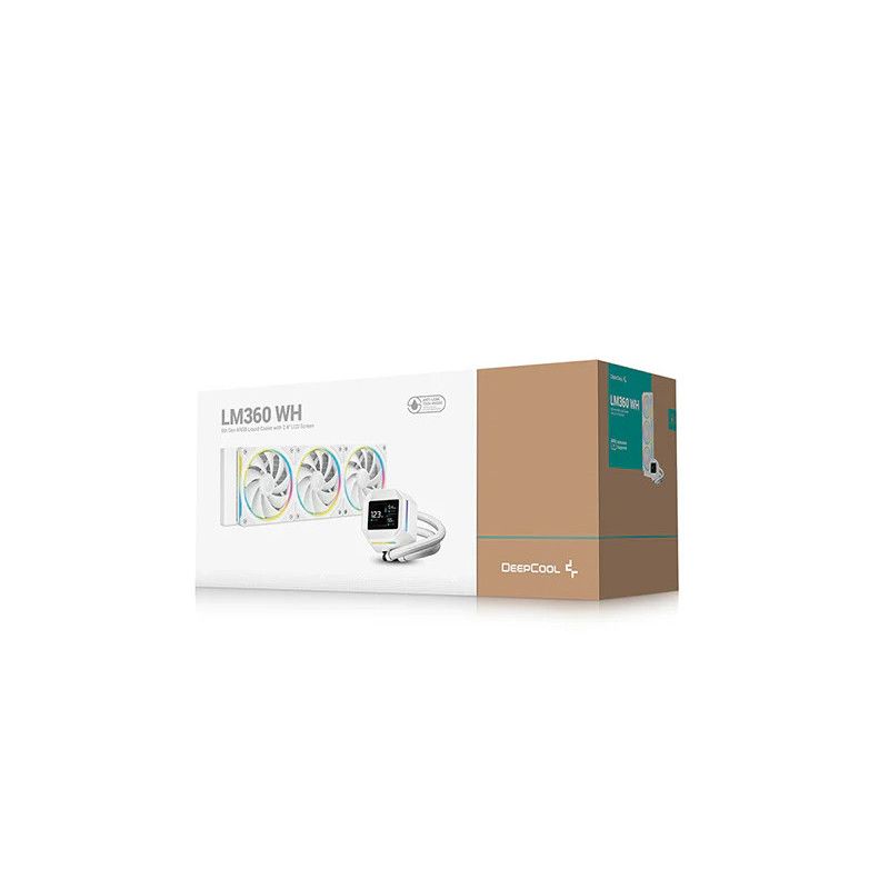 DeepCool LM360 WH Processeur Kit de refroidissement du liquide 12 cm Blanc 1 pièce(s) · Watercooling · Informat Systems St... (image 6)