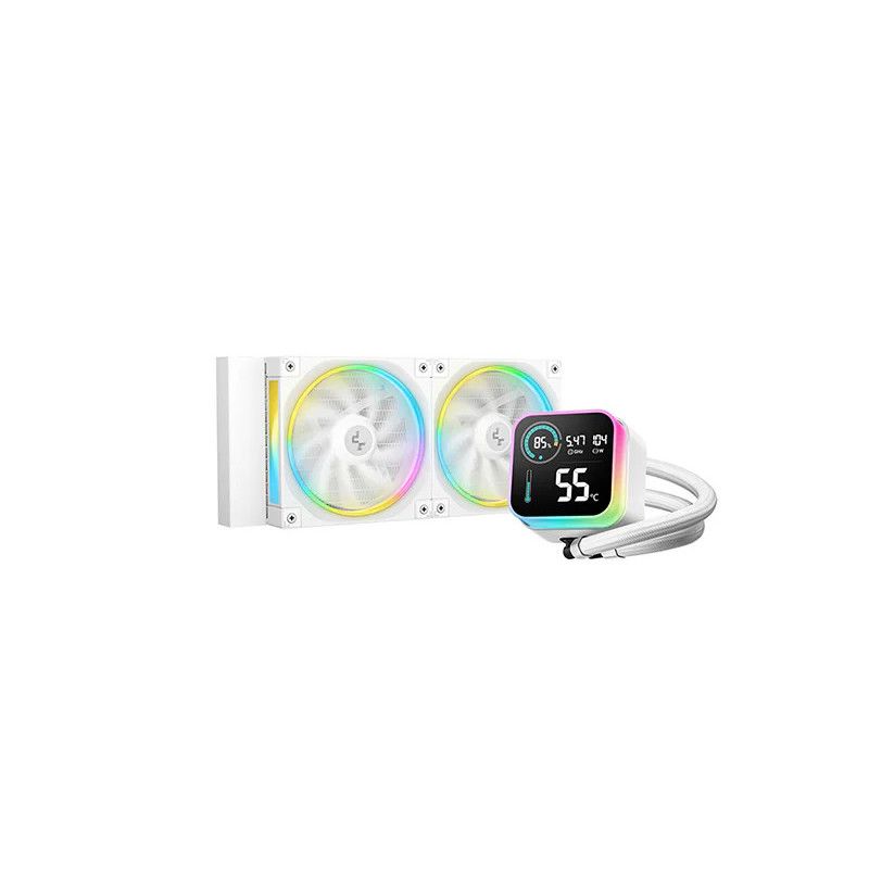 DeepCool LQ240 White Processeur Kit de refroidissement du liquide 12 cm Blanc 1 pièce(s) · Watercooling · Informat Systems...