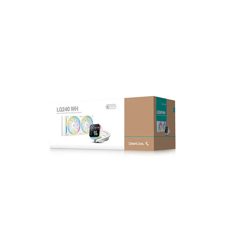 DeepCool LQ240 White Processeur Kit de refroidissement du liquide 12 cm Blanc 1 pièce(s) · Watercooling · Informat Systems... (image 6)